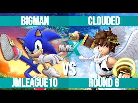 Bigman (Bowser, Sonic) vs Clouded (Pit, Dark Pit) - JMLeague10 Round 6