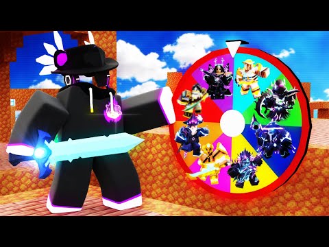 This Wheel Chooses My NIGHTMARE SKIN.. (Roblox Bedwars)