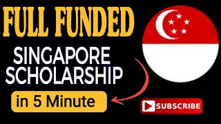Download lagu How to Get a Fully Funded Scholarship in Singapore | Study in Singapore 2025 mp3