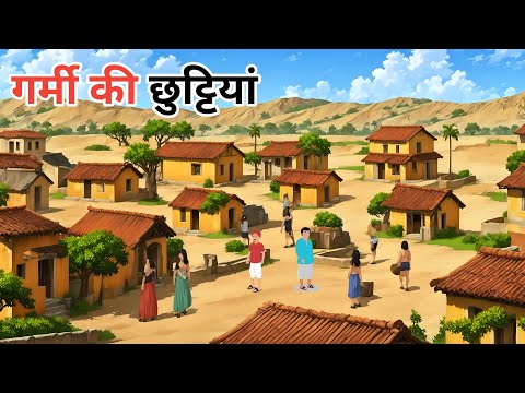गर्मी की छुट्टियां!! garmi ki chhuttiyan!! hindi moral stories! bed time Stories! hindi kahaniyan!