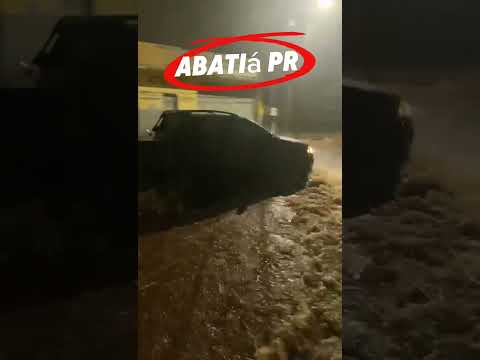 Chuva forte em Abatiá Pr (31/12/25)