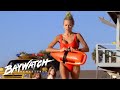 C J Parker Runs To Save A Man Drowning In The Sea Baywatch Remastered