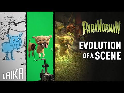 "Hayalet Köpeğe Yeni Numaralar Öğretmek" 3 Katmanlı Klip — ParaNorman | LAIKA Stüdyoları