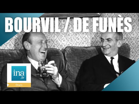 1965: Bourvil and Louis de Funès talk about the filming of "Le Corniaud" | INA Archive