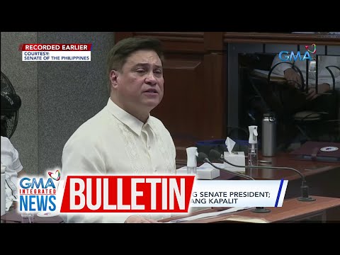 Sen. Migz Zubiri, nagbitiw bilang Senate President GMA Integrated News Bulletin