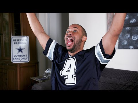 ラムズの試合中にカウボーイズのファン (Cowboys Fans During the Rams Game)