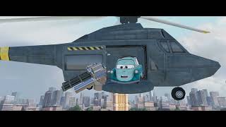 Cars 2 The Video Game (Arcade) Holley Shiftwell - Screen all the Hunter modes on every mission