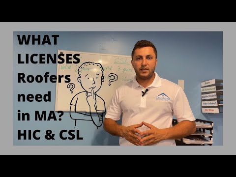What kind of licenses Roofing Contractor Need to Have in Massachusetts | Boston - Worcester MA