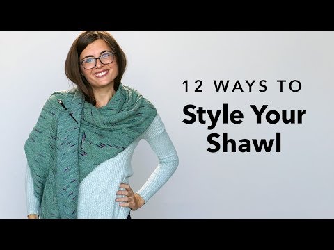 12 Ways to Wear a Knit Shawl