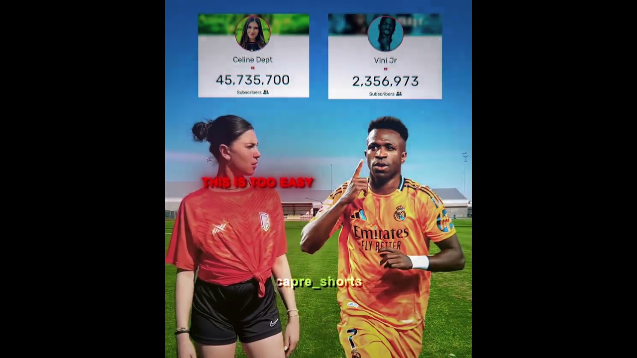 Ronaldo Mogged Celine In Subscribers 🥶📈