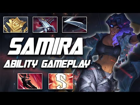 SAMIRA Full Ability Gameplay Breakdown and Analysis | New Champion Samira League of Legends