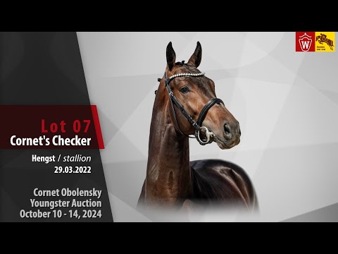 Youngster-Auktion Lot 07 Cornet`s Checker Hengst v. Cornet Obolensky -  Diamant de Semilly