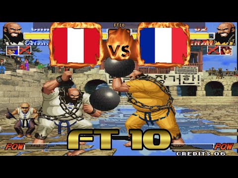 King of Fighters 96 - laloblock-snk (PER) vs (FRA) captain-zboube [kof96] [Fightcade] [FT10]