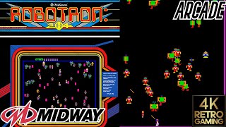 Robotron 2084 Arcade ( Midway 1982 ) 4k Gameplay