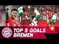 Top 5 FC Bayern Goals vs. Werder Bremen 🔴⚪