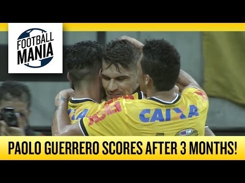 Paolo Guerrero (Corinthians) scores after 3 months!