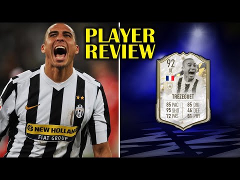 92 ICON MOMENTS DAVID TREZEGUET PLAYER REVIEW - FIFA 22 ULTIMATE TEAM