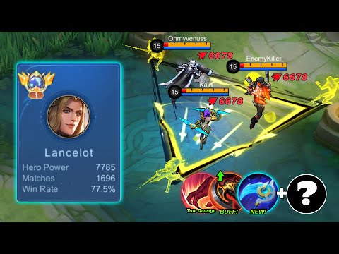 WTF DAMAGE!! | BEST LANCELOT BRUTAL DAMAGE BUILD 2023 FOR ONE SHOT! 🔥 (101% BROKEN!!)
