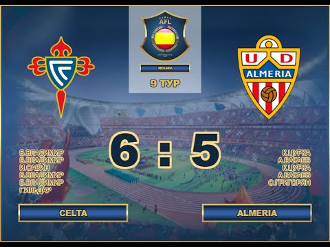 Celta v Almeria AFL Spain 9 tour 2016