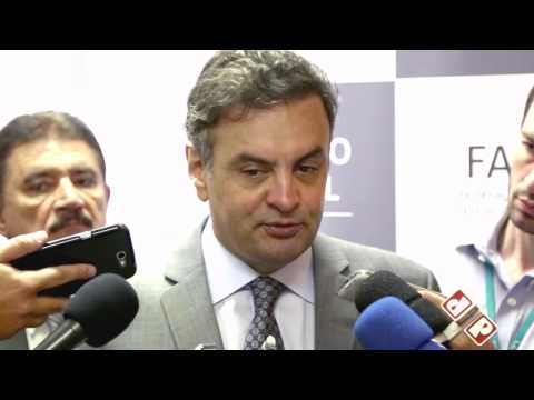 Coletiva Aécio Neves na Associação Comercial de São Paulo