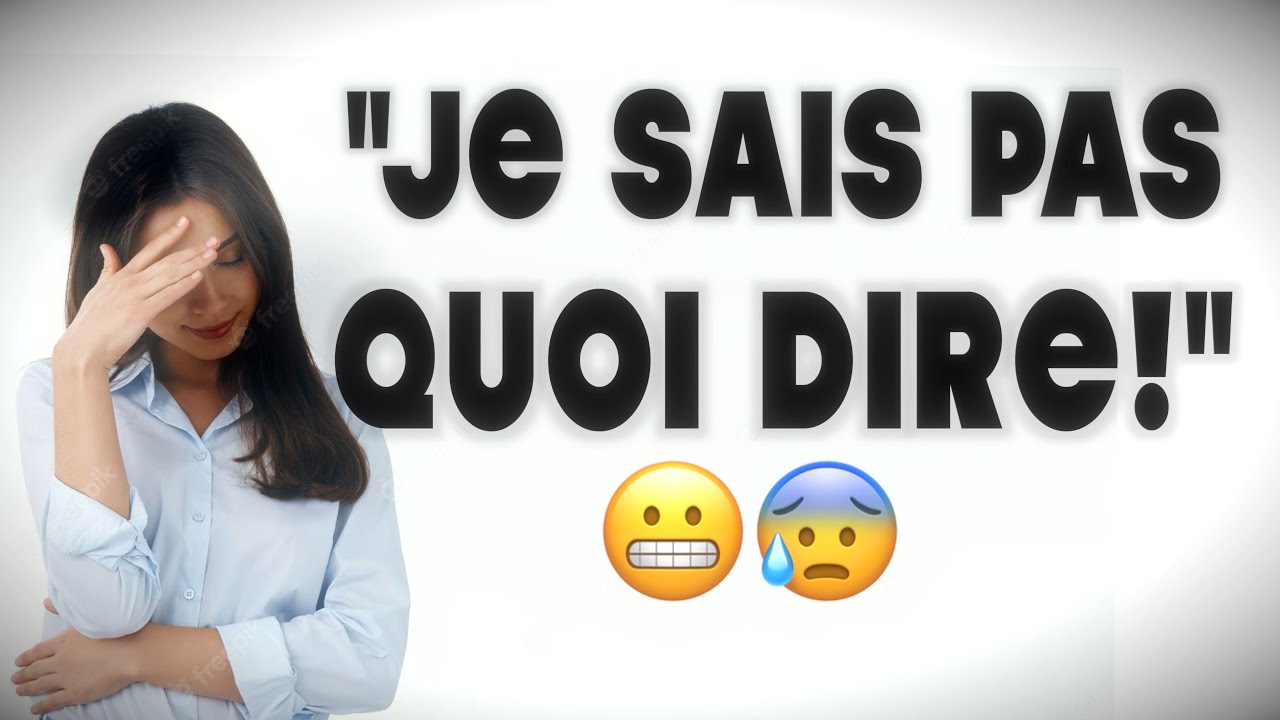 Comment ne plus avoir de BLANCS malaisant ? (avec les FILLES)