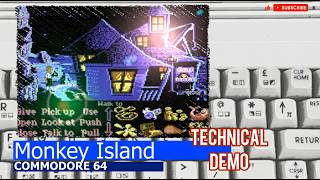 Commodore 64 -=Monkey Island=- technical demo