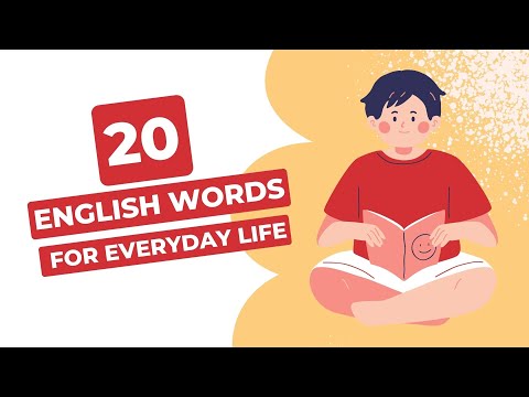 20 English Words For Everyday Life | English vocabulary