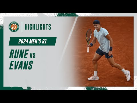 Rune vs Evans Round 1 Highlights | Roland-Garros 2024