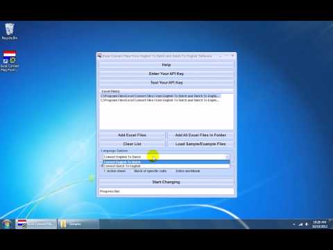 Excel Convert Files From English To Dutch and Dutch To English Software