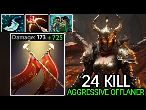 Legion Commander +595 DAMAGE – Very Aggressive Offlaner 24 Kills Dota 2