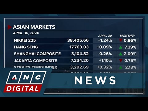 Asian markets close out April on a strong note ANC
