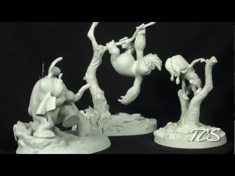 WDCC Disney ClassicsTarzan Tantor and, Terk Maquettes (matched numbered Set)
