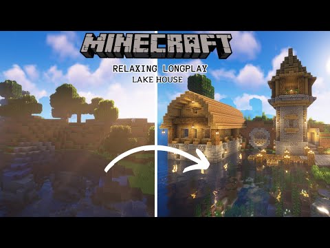 Crazy Minecraft Adventure! Epic Lake House Longplay 🏞️