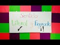 SENTIDO LITERAL Y FIGURADO