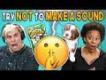 Adults React To Try Not To Make A Sound Challenge