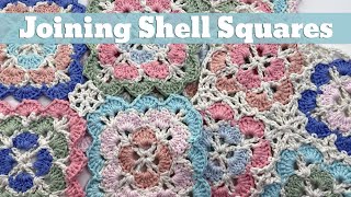 The SECRET to Joining Shell Squares - 2 Styles 🤩🧶