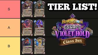 A tier list of EVERY card from the Violet Hold Class Sets!