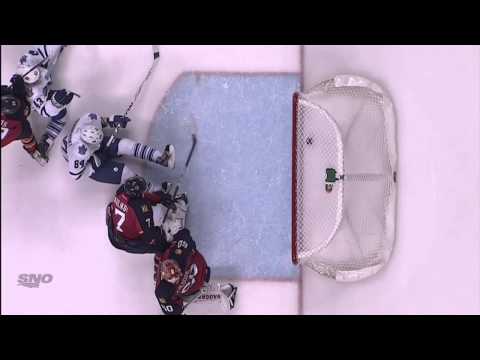 Grabovski 2nd Goal - Leafs 3 vs Panthers 4 - Dec 27th 2011 (HD)
