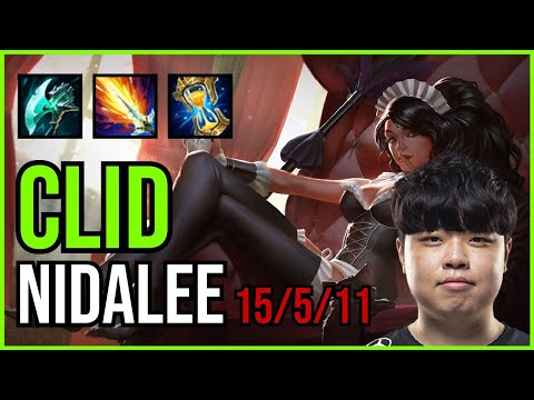 CLID - NIDALEE vs. AATROX Jungle | KR GRANDMASTER | PATCH 10.25 | QUADRAKILL
