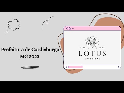 Apostila Prefeitura de Cordisburgo MG 2023 Professor de Ensino Fundamental II