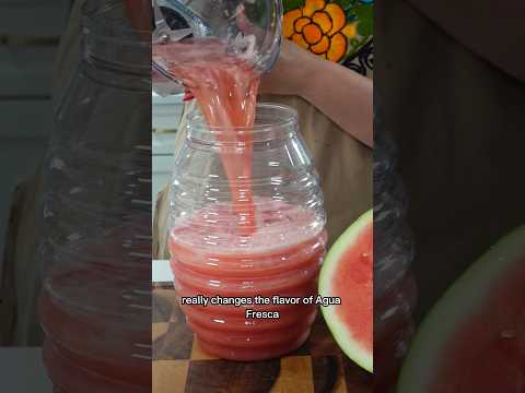 Authentic Agua Fresca de Sandía | Mexican Watermelon water #shorts