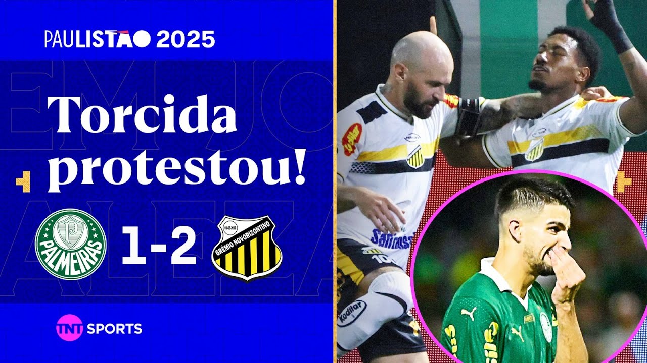 PALMEIRAS SAI NA FRENTE, MAS NOVORIZONTINO VIRA NO FIM E SOBE NA TABELA! PALMEIRAS 1X2 NOVORIZONTINO