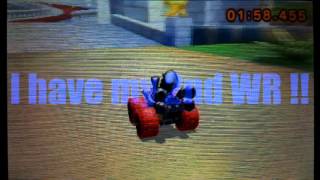 [MK7 World Record] 1:58.455* Mario Circuit - Sun