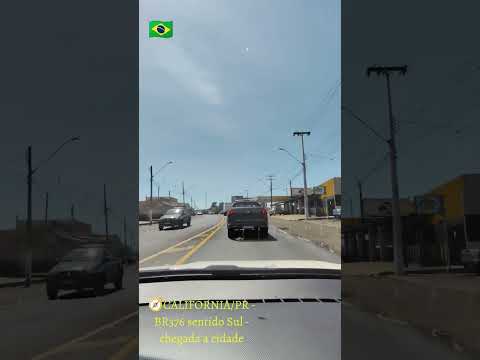 Califórnia/PR - entrada da cidade