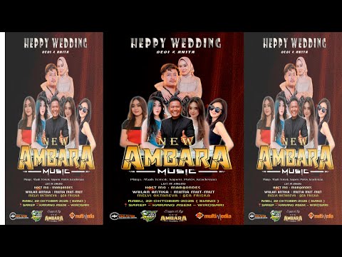 🔴LIVE  AMBARA MUSIC // WEDDING // DEDI & ANITA // DP  AUDIO KUNIRAN  - SARIP 22 OKTOBER  2025
