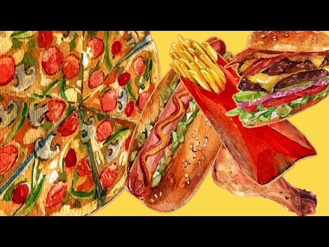 Pizza Burger Match 3 Game video