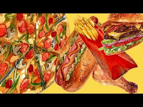 Pizza Burger Match 3 Game Video