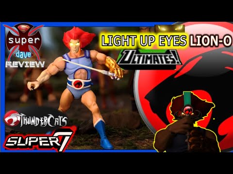 Light Up Eyes Ultimates Special Edition LION-O Super 7 Review