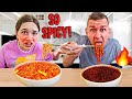 Eating The WORLD S SPICIEST Ramen Noodles Challenge JKREW