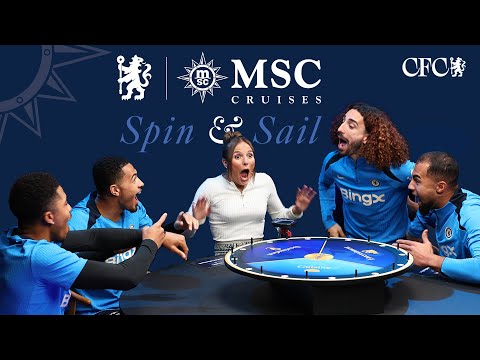CUCURELLA, FOFANA, COLWILL & SANCHEZ play 'Spin & Sail'! 🚢